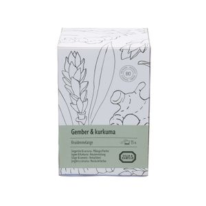 Ginger & turmeric, Herbal Blend, 15 tea bags