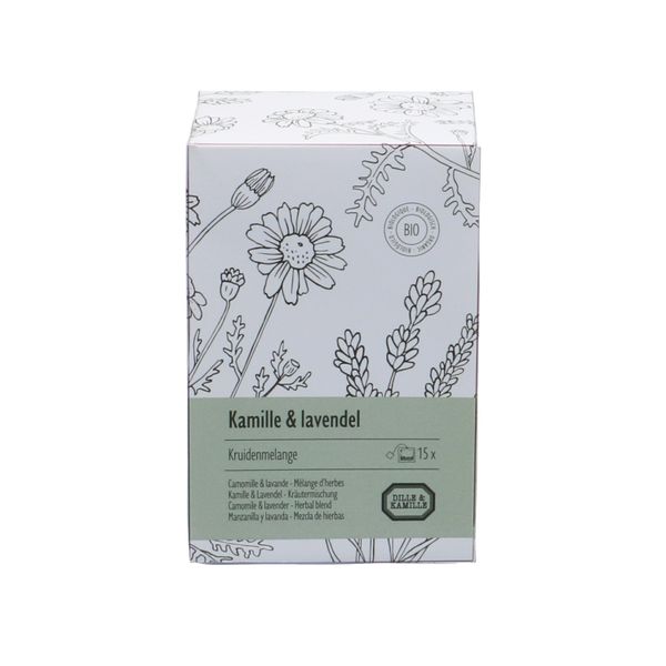 Kamille & lavendel, Kruidenmelange, 15 theebuiltjes