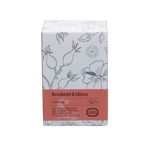 Rozenbottel & hibiscus, Fruitmelange, 15 theebuiltjes