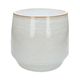 Flowerpot, earthenware, white, Ø 26 cm