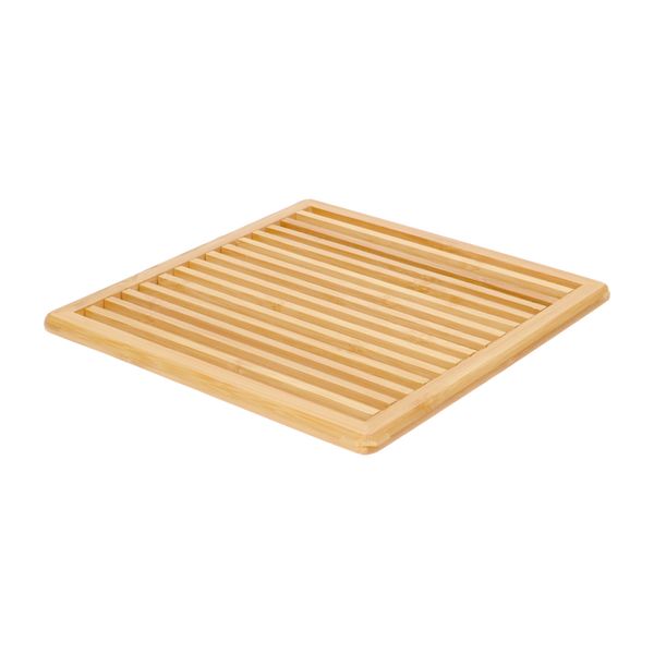 Trivet square, bamboo, 20 x 20 cm