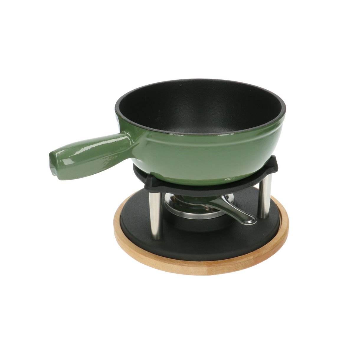Poêlon / Caquelon Le Creuset Vert En Fonte émaillée – 16 Cm – Made In France – Vintage