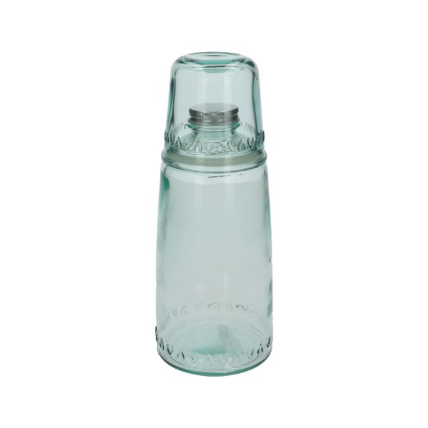 Image of Fles met glas, recycled glas