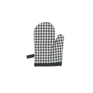 Gant de cuisine pour enfant, coton bio, à carreaux bleus, 3+