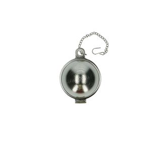 Tea infuser, laser-etched, stainless steel
