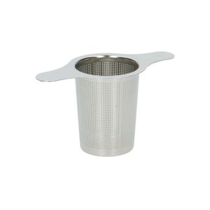 Tea strainer with handles, laser cut, stainless steel