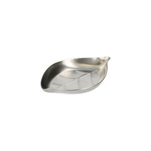 Wet teabag saucer, stainless steel
