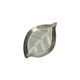 Wet teabag saucer, stainless steel