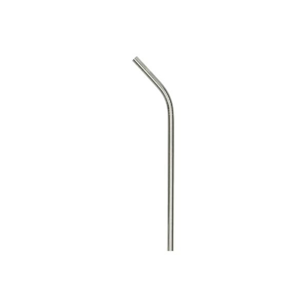 Drinking straw, stainless steel, 17 cm