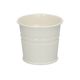 Plant pot, zinc, cream, ⌀ 7 cm