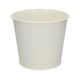 Flowerpot, zinc, offwhite, ⌀ 17 cm