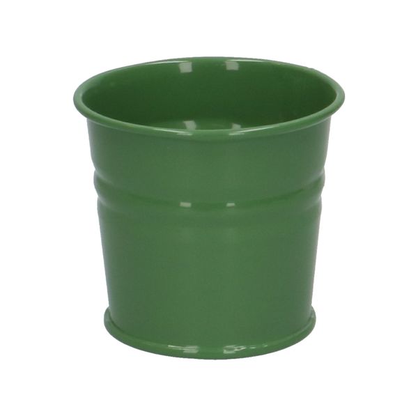 Pot de fleur, zinc, vert, Ø 7 cm