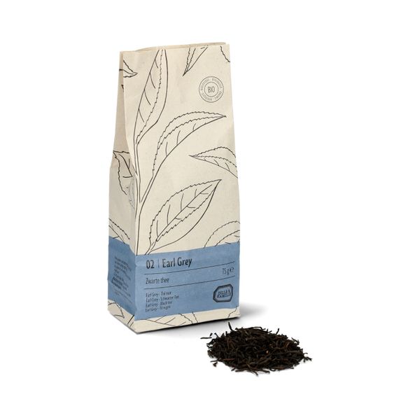 Earl grey, Zwarte thee, biologisch, 75 g