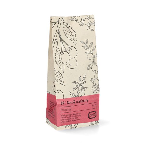 Kers & cranberry, Fruitmelange, 75 g