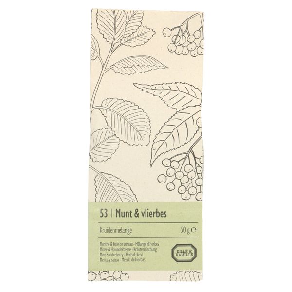 Munt&vlierbes, Kruidenmelange, 50 g