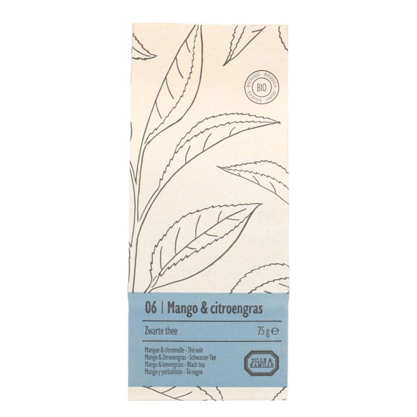 Mango&citroengras, Zwarte thee, biologisch, 75 g