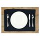 Set de table côtelé, coton bio GOTS, indigo, 35 x 50 cm Set de table côtelé, coton bio GOTS, indigo, 35 x 50 cm