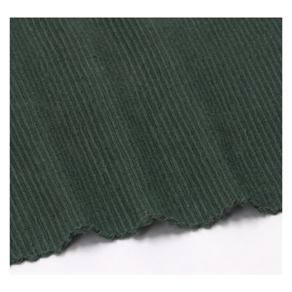 Placemat ribcord, GOTS organic cotton, dark green, 35 x 50 cm