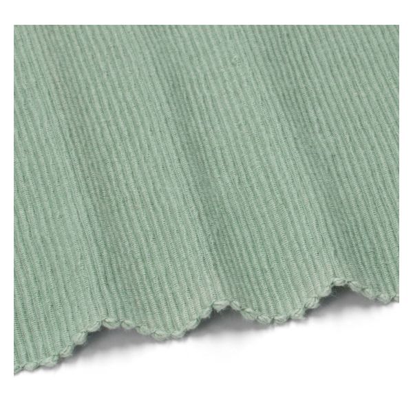 Placemat ribcord, GOTS organic cotton, green grey, 35 x 50 cm