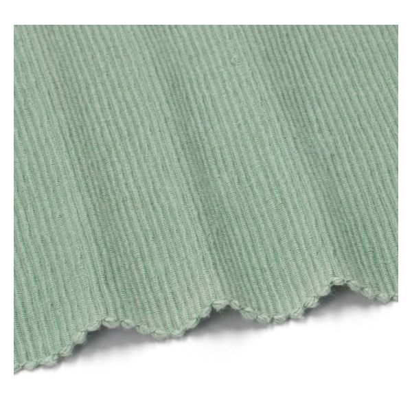 Set de table côtelé, coton bio GOTS, vert gris, 35 x 50 cm Set de table côtelé, coton bio GOTS, vert gris, 35 x 50 cm