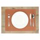 Set de table côtelé, coton bio GOTS, brun, 35 x 50 cm Set de table côtelé, coton bio GOTS, brun, 35 x 50 cm