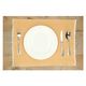 Placemat fringes, GOTS organic cotton, ochre yellow, 35 x 50 cm Placemat fringes, GOTS organic cotton, ochre yellow, 35 x 50 cm
