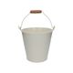 Bucket, zinc, cream, 6 l