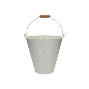 Bucket, zinc, cream, 10 l