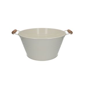 Bucket, zinc, cream, 10 L