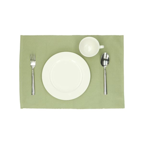 Tischset, Baumwolle, moosgrün