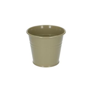 Plant pot, zinc, pale green, ⌀ 11 cm