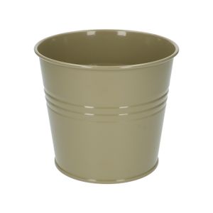 Plant pot, zinc, pale green, ⌀ 17 cm