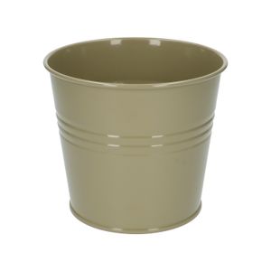 Plant pot, zinc, pale green, ⌀ 17 cm