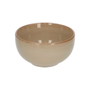 Bowl reactive glaze, stoneware, sand, Ø 10,8 cm