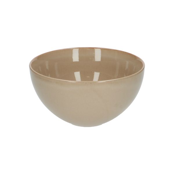 Schaal reactief glazuur, steengoed, zand,Ø 18 cm