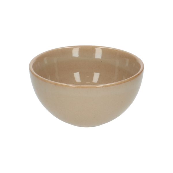 Bol, émail reactif, grès, couleur sable, Ø 9,5 cm