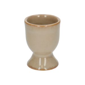 Egg cup, reactive glaze, stoneware, sand