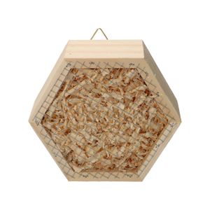 Insect box, hexagonal, stackable