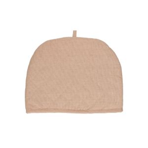 Couvre-théière, coton bio, sienna chiné