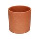Bloempot, terracotta, blaadjespatroon, Ø 11 cm