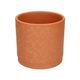 Pot de fleur, terre cuite, à  motif de feuilles en relief, Ø 14 cm