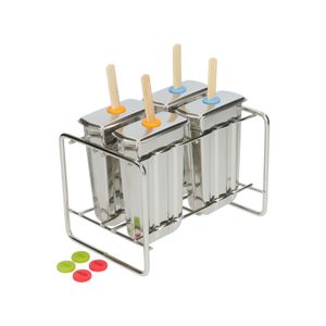 Ice lolly moulds, stainless steel