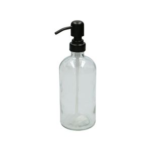 Zeeppomp, glas en rvs, 500 ml