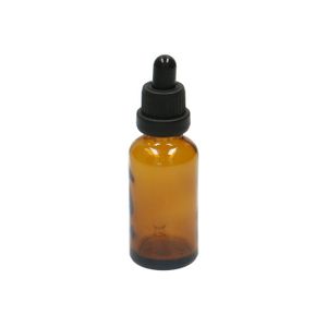 Pipetflesje, bruin glas, 30 ml