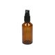 Spray bottle, brown glass, 50 ml