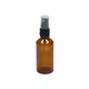 Spray bottle, brown glass, 50 ml