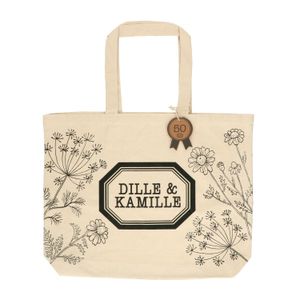 Tas, Dille & Kamille, bio-katoen, takjes en blaadjes, groot 