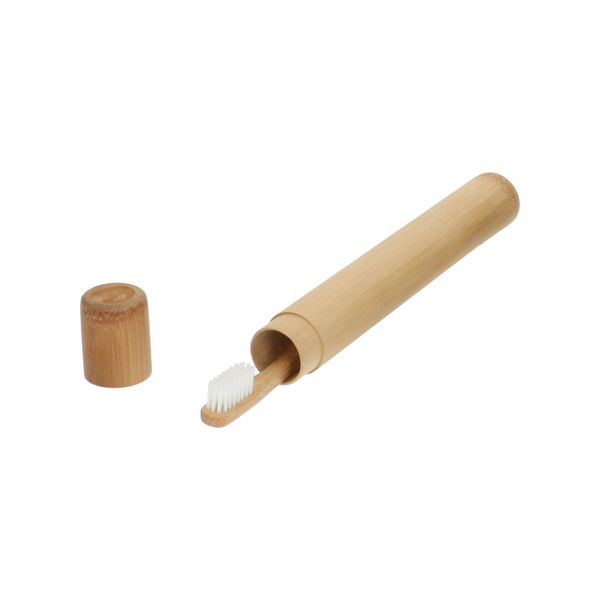 Tube pour brosse à dents, bambou