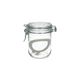 Clip top jar, glass, 0.5 l