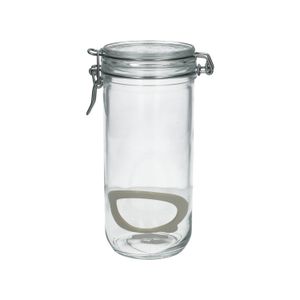 Clip top jar, glass, 1 l